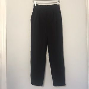 Black Lululemon trousers size 4